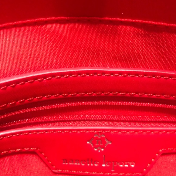 Nanette Lepore red and tan tote - Picture 6 of 6